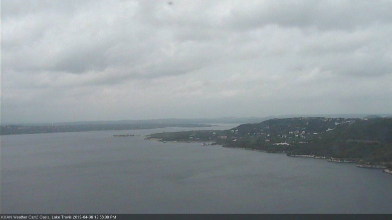 Lake Travis webcam, April 30, 2019 12:00 PM CT