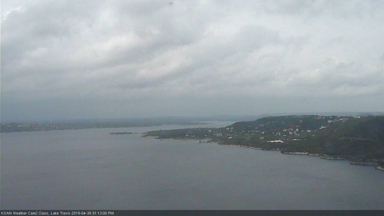 Lake Travis webcam, April 30, 2019 12:15 PM CT