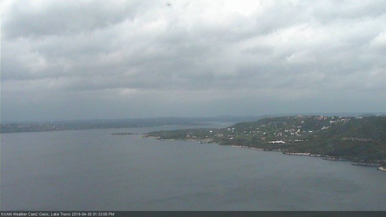 Lake Travis webcam, April 30, 2019 12:35 PM CT