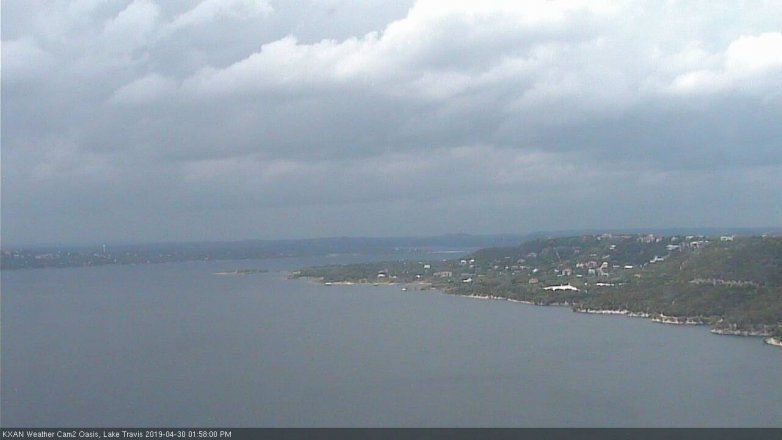 Lake Travis webcam, April 30, 2019 1:00 PM CT