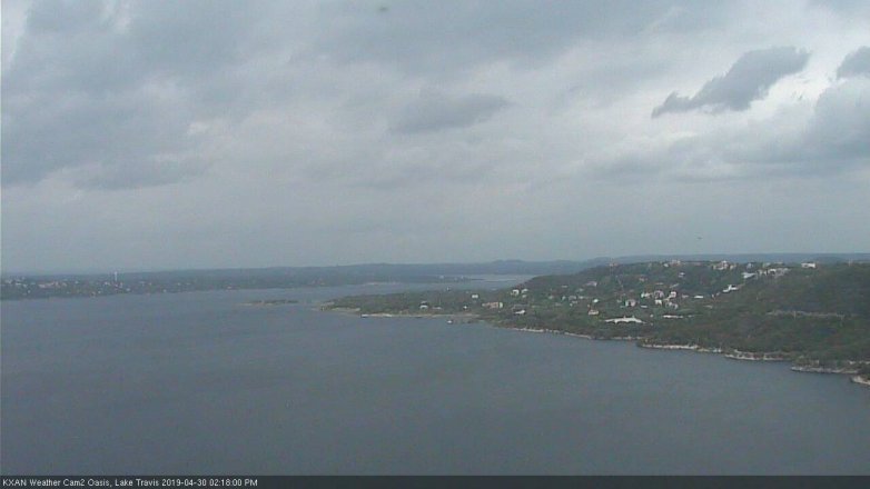 Lake Travis webcam, April 30, 2019 1:20 PM CT