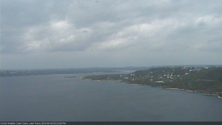 Lake Travis webcam, April 30, 2019 1:25 PM CT