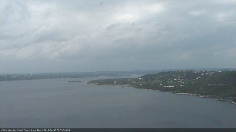 Lake Travis webcam, April 30, 2019 1:35 PM CT