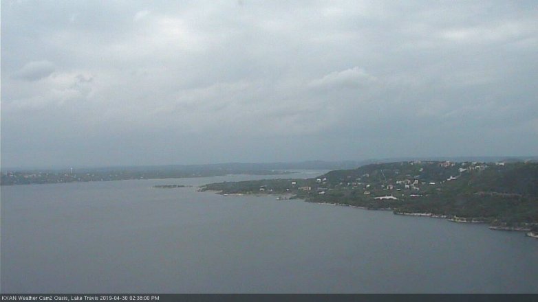 Lake Travis webcam, April 30, 2019 1:40 PM CT