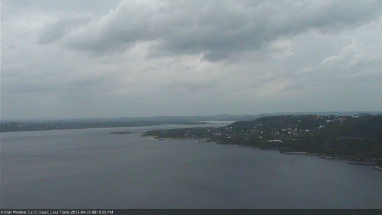 Lake Travis webcam, April 30, 2019 2:20 PM CT
