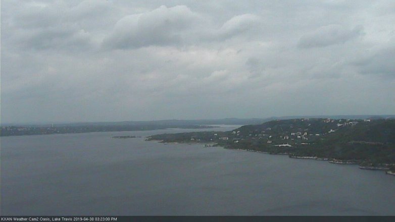 Lake Travis webcam, April 30, 2019 2:25 PM CT