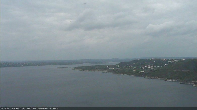 Lake Travis webcam, April 30, 2019 2:30 PM CT