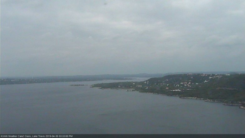 Lake Travis webcam, April 30, 2019 2:35 PM CT