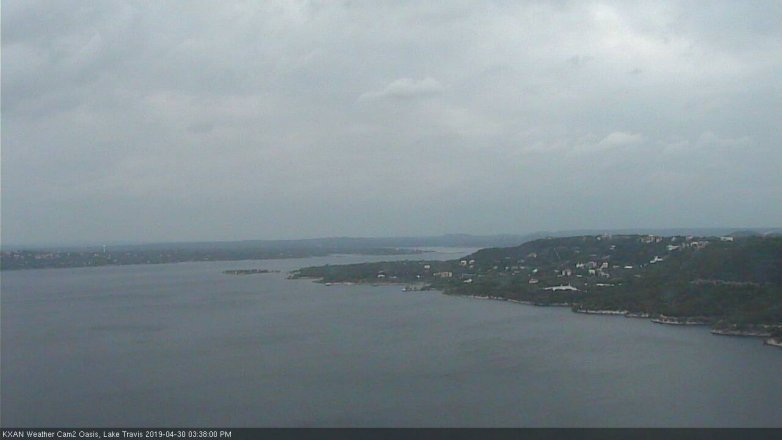 Lake Travis webcam, April 30, 2019 2:40 PM CT