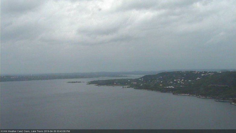 Lake Travis webcam, April 30, 2019 2:45 PM CT
