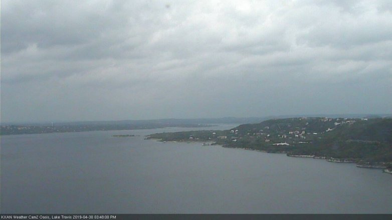 Lake Travis webcam, April 30, 2019 2:50 PM CT