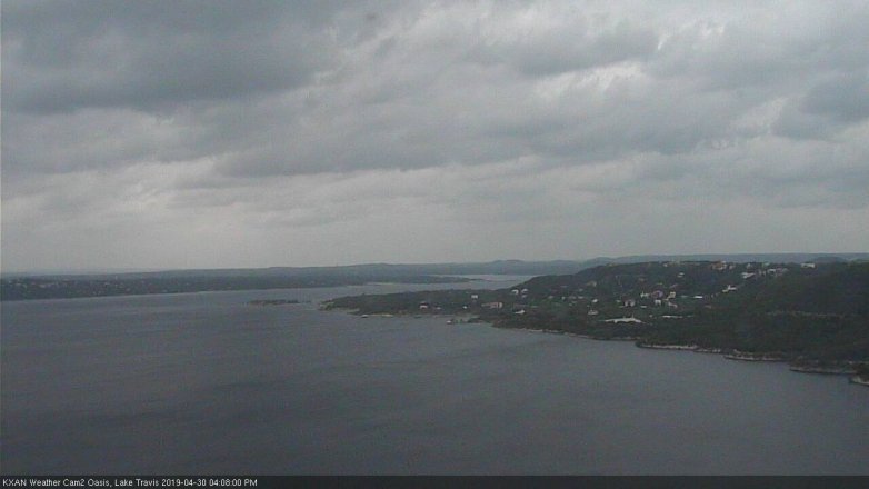 Lake Travis webcam, April 30, 2019 3:10 PM CT