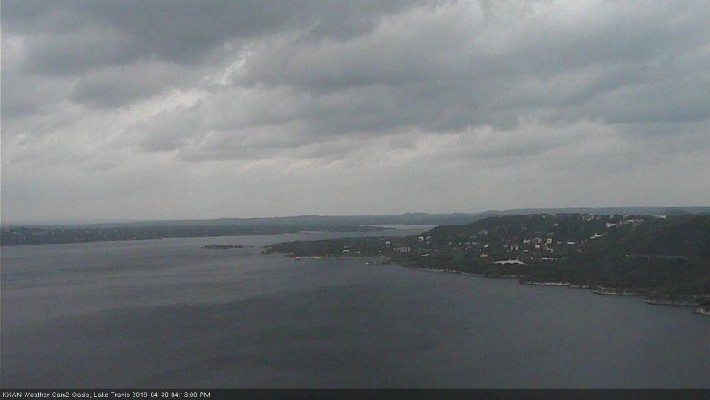 Lake Travis webcam, April 30, 2019 3:15 PM CT