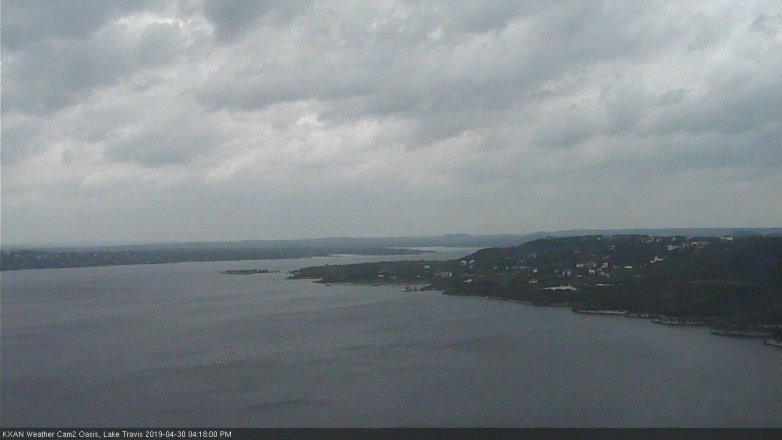 Lake Travis webcam, April 30, 2019 3:20 PM CT
