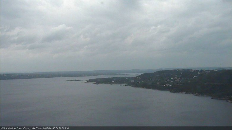 Lake Travis webcam, April 30, 2019 3:30 PM CT