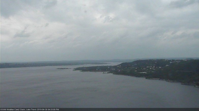 Lake Travis webcam, April 30, 2019 3:35 PM CT