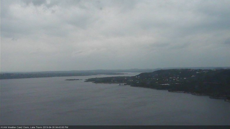 Lake Travis webcam, April 30, 2019 3:45 PM CT