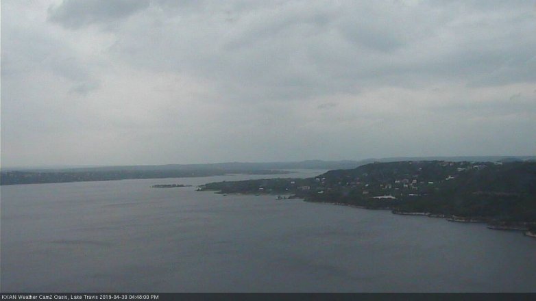 Lake Travis webcam, April 30, 2019 3:50 PM CT