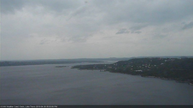 Lake Travis webcam, April 30, 2019 4:05 PM CT