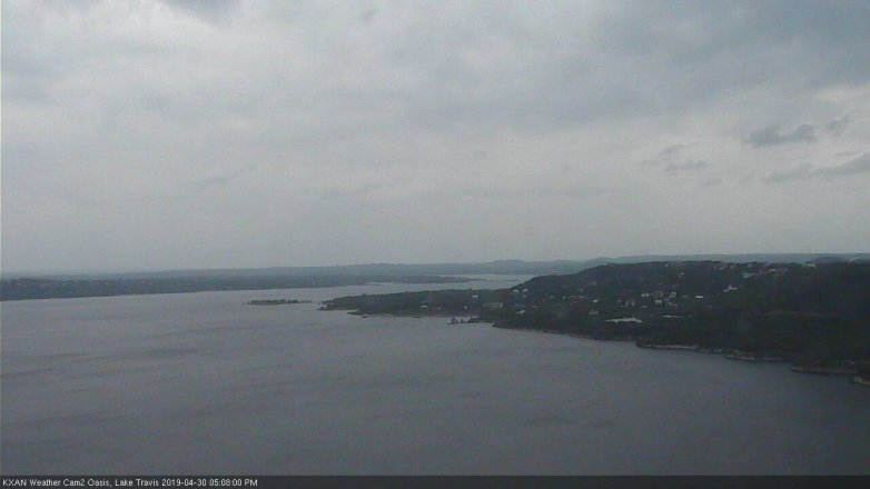 Lake Travis webcam, April 30, 2019 4:10 PM CT