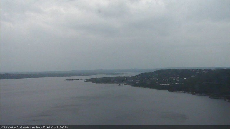 Lake Travis webcam, April 30, 2019 4:20 PM CT