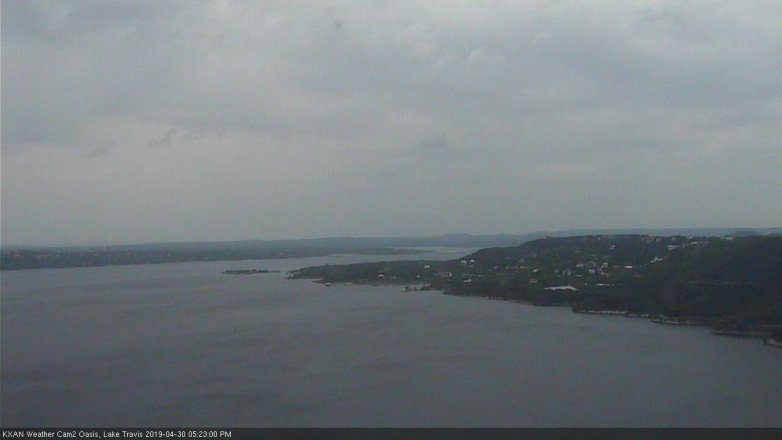 Lake Travis webcam, April 30, 2019 4:25 PM CT