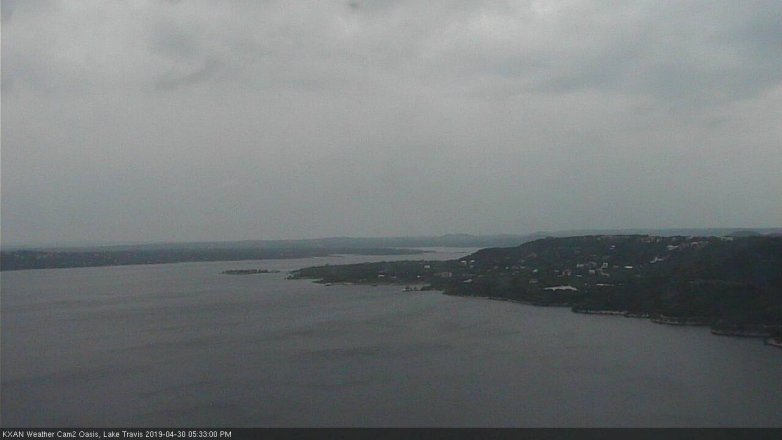 Lake Travis webcam, April 30, 2019 4:35 PM CT