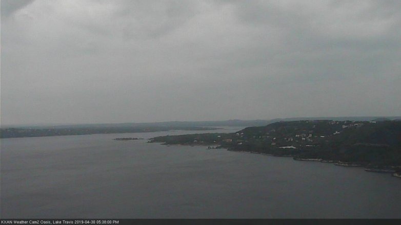 Lake Travis webcam, April 30, 2019 4:40 PM CT