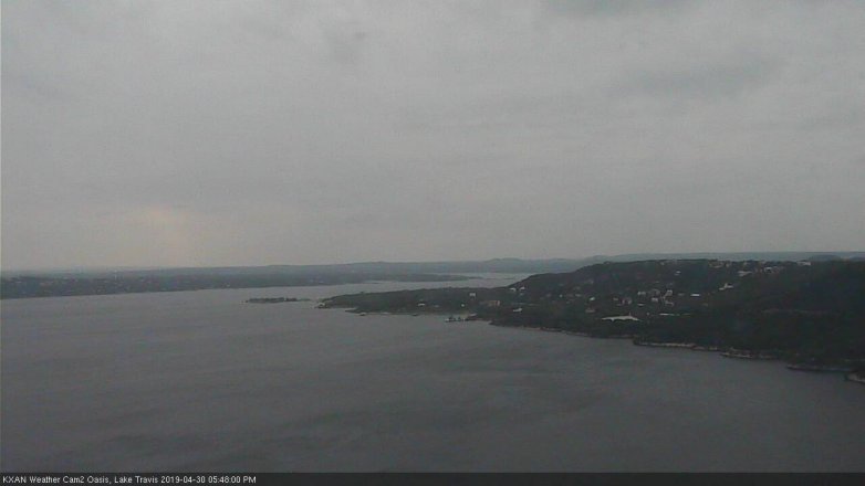 Lake Travis webcam, April 30, 2019 4:50 PM CT