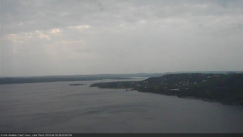 Lake Travis webcam, April 30, 2019 5:05 PM CT