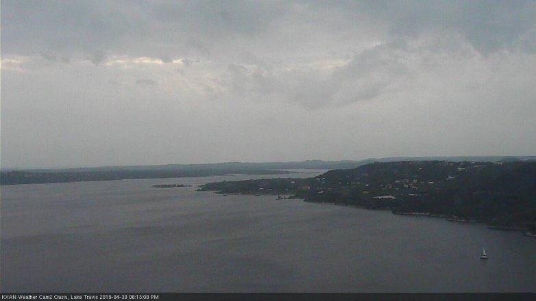 Lake Travis webcam, April 30, 2019 5:15 PM CT