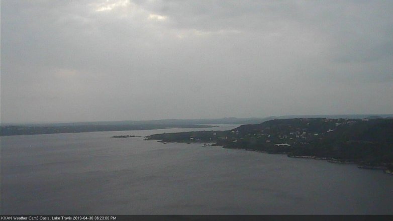 Lake Travis webcam, April 30, 2019 5:25 PM CT