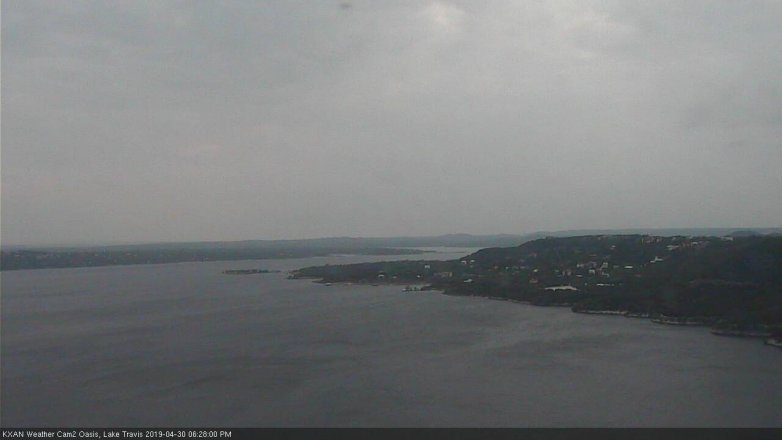 Lake Travis webcam, April 30, 2019 5:30 PM CT