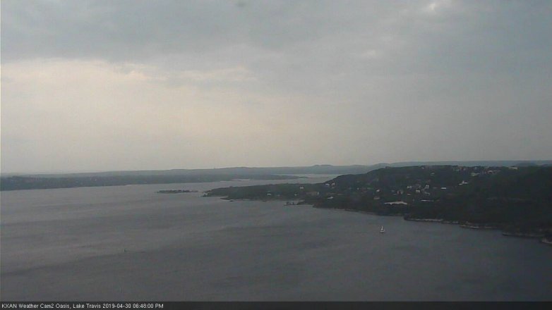 Lake Travis webcam, April 30, 2019 5:50 PM CT