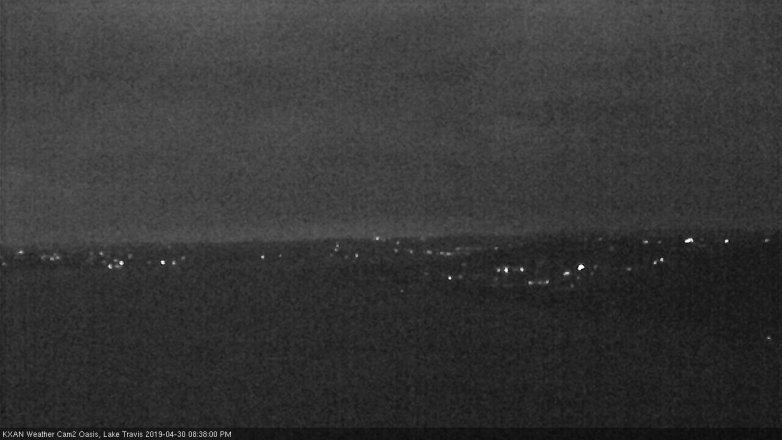 Lake Travis webcam, April 30, 2019 7:40 PM CT