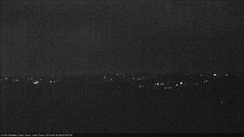 Lake Travis webcam, April 30, 2019 7:45 PM CT
