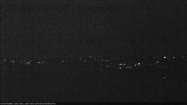 Lake Travis webcam, April 30, 2019 7:50 PM CT