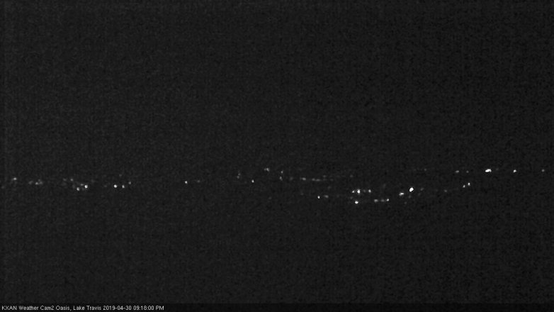 Lake Travis webcam, April 30, 2019 8:20 PM CT