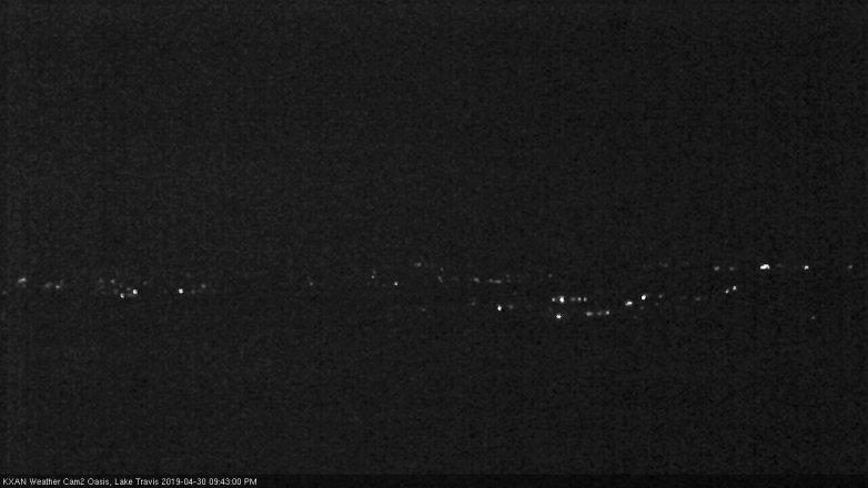 Lake Travis webcam, April 30, 2019 8:45 PM CT