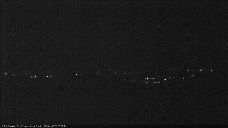 Lake Travis webcam, April 30, 2019 9:00 PM CT