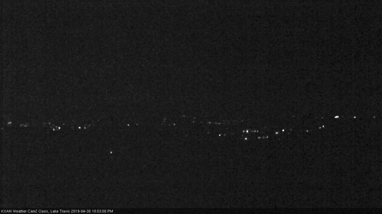 Lake Travis webcam, April 30, 2019 9:05 PM CT
