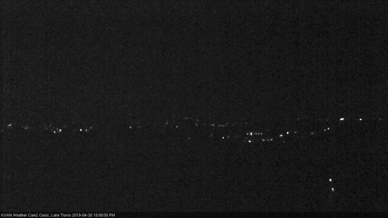 Lake Travis webcam, April 30, 2019 9:10 PM CT