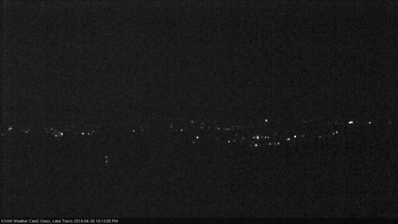 Lake Travis webcam, April 30, 2019 9:15 PM CT