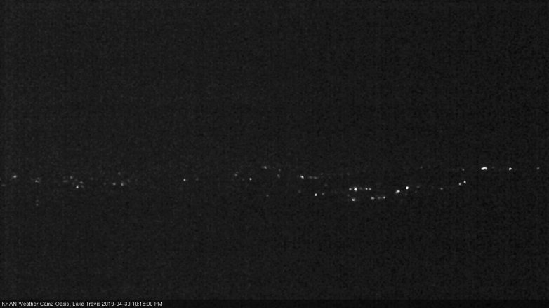 Lake Travis webcam, April 30, 2019 9:20 PM CT