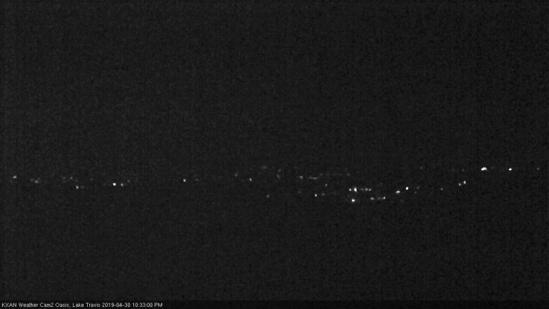 Lake Travis webcam, April 30, 2019 9:35 PM CT