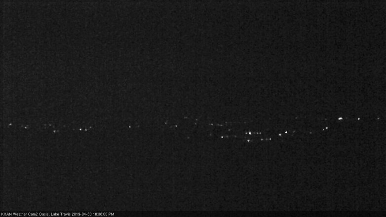 Lake Travis webcam, April 30, 2019 9:40 PM CT