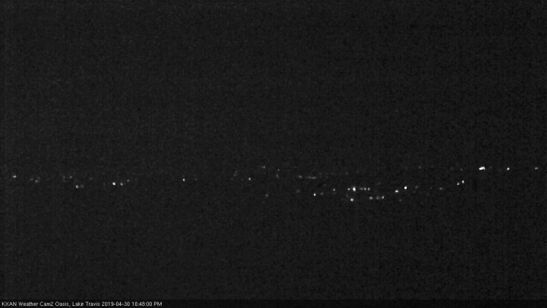 Lake Travis webcam, April 30, 2019 9:50 PM CT