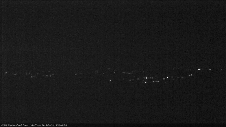 Lake Travis webcam, April 30, 2019 9:55 PM CT