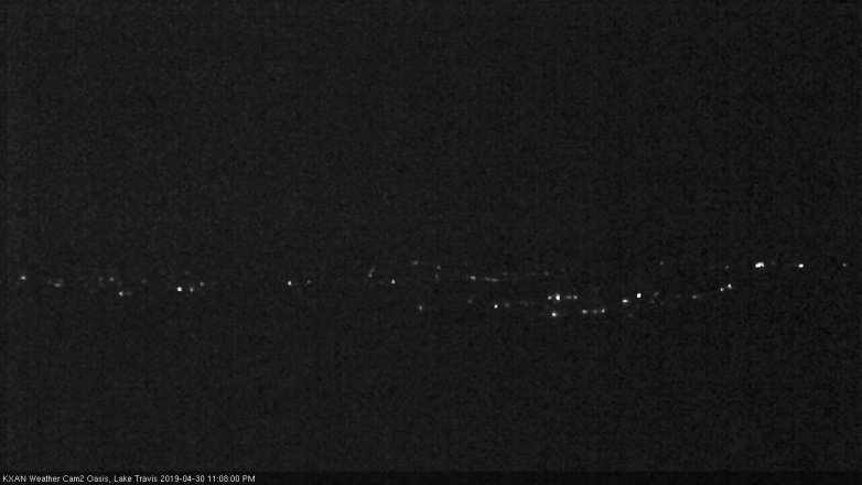 Lake Travis webcam, April 30, 2019 10:10 PM CT