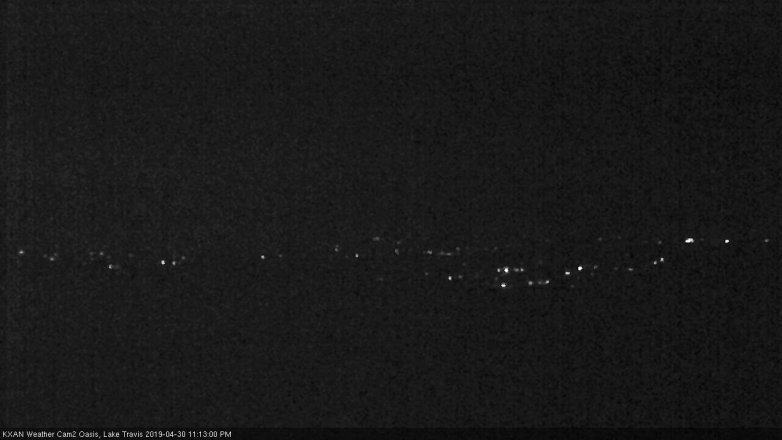 Lake Travis webcam, April 30, 2019 10:15 PM CT